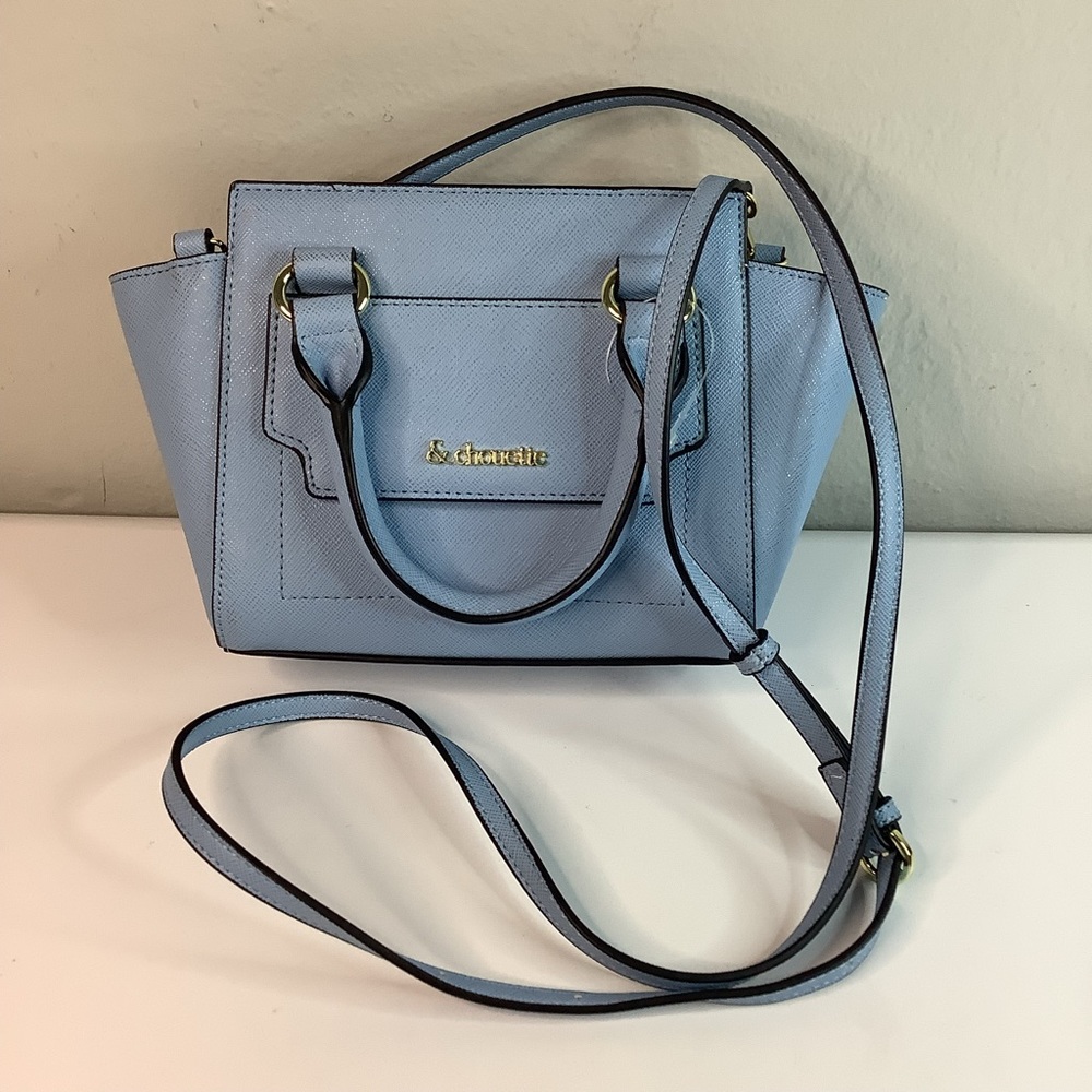 🛍Blue &chouette Saffiano Mini Crossbody